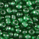 Rocalla cristal 6/0 (4mm) Verde ágata transparente